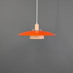 Deense Hanglamp met Oranje Tinten, Mid century modern, Ophalen of Verzenden, Zo goed als nieuw, 75 cm of meer