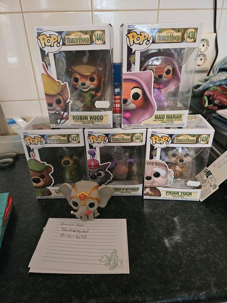 Funko Pops Robin Hood & Dumbo Dreamland te koop!, Verzamelen, Poppetjes en Figuurtjes, Gebruikt, Ophalen of Verzenden