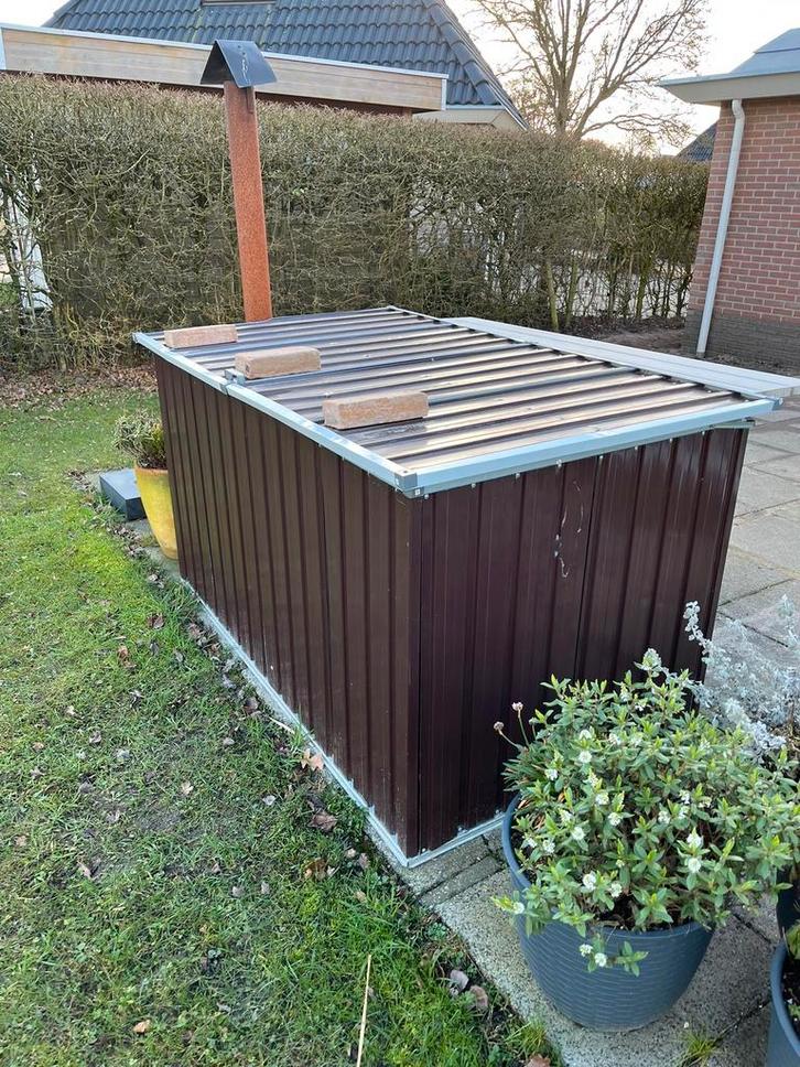 Tuinkist kussen box tuinbox        EVENTUEEL  TE BEZORGEN, Tuin en Terras, Bergingen en Tuinkasten, Gebruikt, Overige typen, Metaal