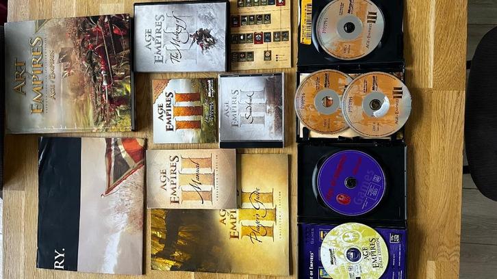 Age of empire 3 collectors edition/verzamelbox + AOEmpire 1, Spelcomputers en Games, Games | Pc, Gebruikt, Strategie en Constructie