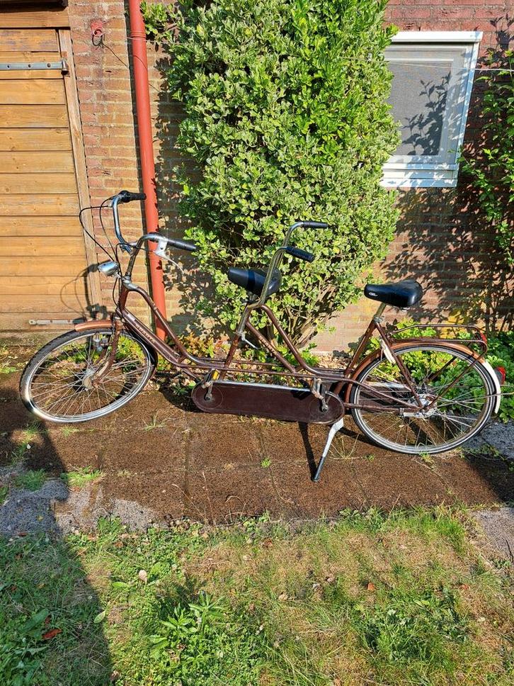 Sparta tandem, Fietsen en Brommers, Fietsen | Tandems, Gebruikt, Minder dan 10 versnellingen, 53 tot 57 cm, 55 cm of meer, Ophalen