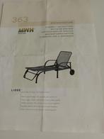 zonne stretcher/ ligbed , verrijdbaar, Tuin en Terras, Ligbedden, Ophalen, Aluminium, Verstelbaar