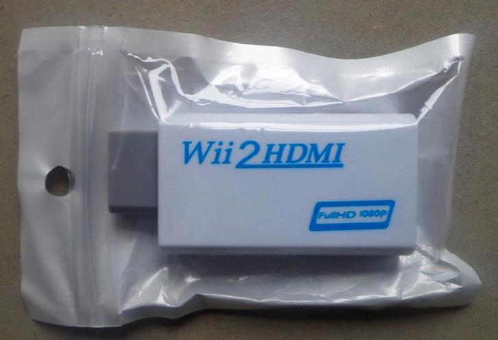 Wii 2 HDMI adapter voor de Nintendo Wii Wit NIEUW, Spelcomputers en Games, Games | Nintendo Wii, Nieuw, Overige genres, 1 speler
