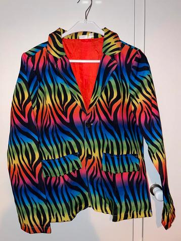 Regenboog Carnavalspak - Maat M beschikbaar voor biedingen