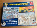 2 mooie Jan van Haasteren puzzels elfstedentocht, 500 t/m 1500 stukjes, Legpuzzel, Zo goed als nieuw, Ophalen