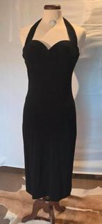 Marc Cain Halter Jurk - Maat 36, Kleding | Dames, Jurken, Zwart, Ophalen of Verzenden, Zo goed als nieuw, Knielengte