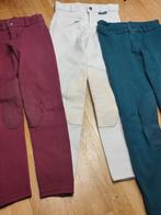 3x paardrijbroek maat 122 128 134 Decathlon euroriding rood, Dieren en Toebehoren, Paardrijkleding, Ophalen of Verzenden, Kinderen