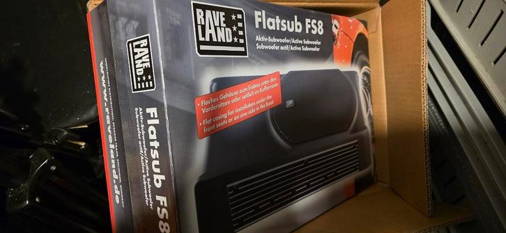 Flatsub Woofer voor onder de stoel - Compacte Bass! Nieuw, Auto-onderdelen, Elektronica en Kabels, Alfa Romeo, Audi, BMW, Citroën