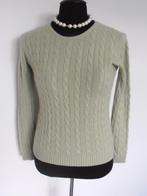 In Linea - prachtige groene cashmere kabel trui - 42, IN LINEA, Verzenden, Maat 42/44 (L), Zo goed als nieuw