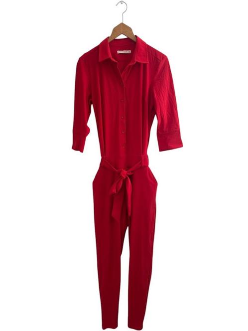 Studio Anneloes jumpsuit rood S, Kleding | Dames, Jumpsuits, Zo goed als nieuw, Maat 36 (S), Rood, Ophalen of Verzenden