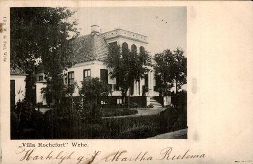 Wehe - Villa Rochefort, Verzamelen, Ansichtkaarten | Nederland, Gelopen, Groningen, Voor 1920, Ophalen of Verzenden