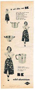 BK Edel-Aluminium - Advertentie uit Tijdschrift 1955, Verzamelen, Ophalen of Verzenden, Gebruikt