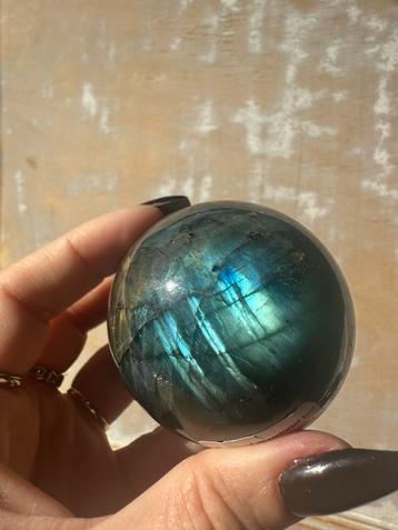 Multi-color labradoriet sphere | waanzinnig mooi! beschikbaar voor biedingen