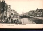 Gorredijk  KVR 16-2572  Lange en Brouwerswal, Verzamelen, Ansichtkaarten | Nederland, Verzenden, Voor 1920, Ongelopen, Friesland