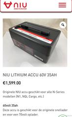 NIU LITHIUM ACCU 60V 35AH, Ophalen of Verzenden, Zo goed als nieuw