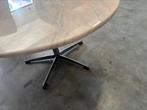 Vintage design salon tafel marmer, Zo goed als nieuw, Minder dan 50 cm, Rechthoekig, 50 tot 100 cm