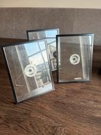 Zwarte metalen fotolijsten, Ophalen of Verzenden, Gebruikt