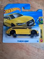 Hot Wheels '17 Audi RS 6 Avant geel nieuw in verpakking, Ophalen of Verzenden, Zo goed als nieuw, Auto