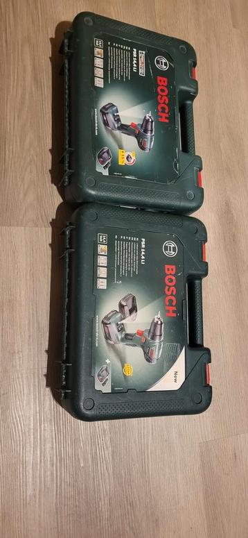 2x Bosch PSR 14,4 LI Schroefmachines (defect) + 3 Accu's beschikbaar voor biedingen