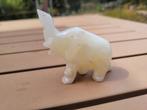 zeer mooie geslepen stenen olifant, Antiek en Kunst, Ophalen of Verzenden