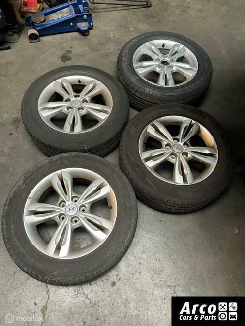 Hyundai ix35 Wielen Set (4) 225-60-17 7 mm, Auto-onderdelen, Banden en Velgen, 17 inch, 225 mm, Gebruikt, Ophalen of Verzenden