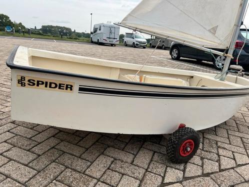 Optimist Spider zeilboot kinder trailer zwemvest, Watersport en Boten, Zeilen en Zeiltoebehoren, Gebruikt, Minder dan 15 m², Ophalen
