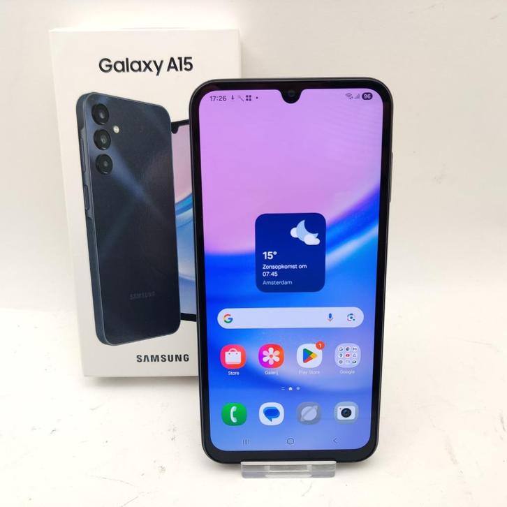 Samsung Galaxy A15 128GB opslag Android 15 nu voor €129.99, Telecommunicatie, Mobiele telefoons | Hoesjes en Frontjes | Samsung