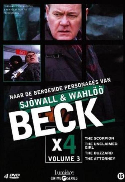 dvd Beck, 4x volume 3, Cd's en Dvd's, Dvd's | Tv en Series, Gebruikt, Actie en Avontuur, Boxset, Vanaf 16 jaar, Ophalen of Verzenden