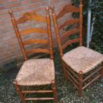 Oud Hollandse knopstoelen. Knopstoel+rieten zitting., Antiek en Kunst, Antiek | Meubels | Stoelen en Banken, Ophalen
