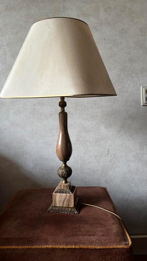 Zware antieke lamp, Antiek en Kunst, Antiek | Lampen, Ophalen