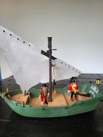 Playmobil piratenboot (groen )., Ophalen of Verzenden, Zo goed als nieuw