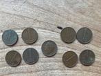9 maal 1 cent uit 1948, Ophalen of Verzenden, Koningin Wilhelmina, 1 cent