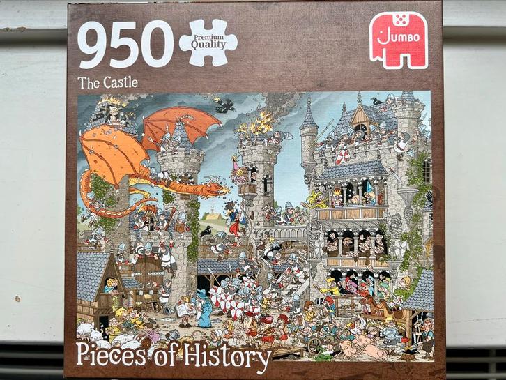 Jumbo Puzzel 950 Stukjes - The Castle, Hobby en Vrije tijd, Denksport en Puzzels, Zo goed als nieuw, Legpuzzel, 500 t/m 1500 stukjes