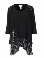 Joseph Ribkoff chique wit/zwart tuniek mt 42 valt mt 44, Kleding | Dames, Overige kleuren, ., Maat 42/44 (L), Joseph Ribkoff