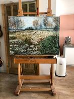 Schilderij Drents landschap 120 x 90 Siert van den Berg, Antiek en Kunst, Ophalen of Verzenden