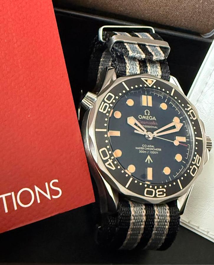 Omega Seamaster 300m, Sieraden, Tassen en Uiterlijk, Horloges | Heren, Zo goed als nieuw, Omega, Staal, Ophalen of Verzenden