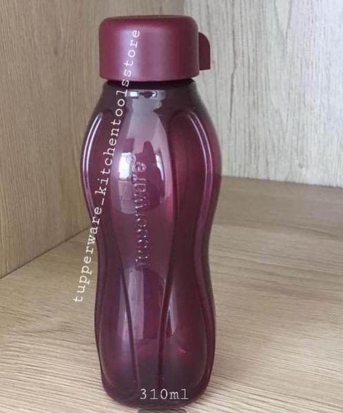 Tupperware bordeaux kleur EcoFles 310ml schroefdop voorraad, Huis en Inrichting, Keuken | Tupperware, Nieuw, Ophalen of Verzenden