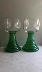 2 Roemer antieke wijnglazen, Verzamelen, Glas en Borrelglaasjes, Ophalen of Verzenden, Gebruikt, Overige typen