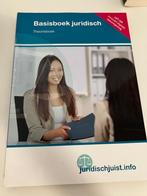 Basisboek Juridisch Theorieboek, Ophalen of Verzenden, Zo goed als nieuw, MBO