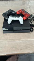 Playstation 4 met 3 controllers, Ophalen of Verzenden, Zo goed als nieuw, Met 2 controllers, Original