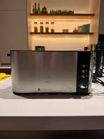 Broodrooster Lange Sleuf 1520W RVS/Zwart kitchenbrothers, Witgoed en Apparatuur, Ophalen of Verzenden, Zo goed als nieuw