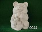 Panda beer met baby beer groot beeld ( 0044 ), Ophalen, Nieuw, Beton, Dierenbeeld