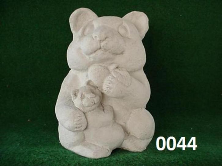 Panda beer met baby beer groot beeld ( 0044 ), Tuin en Terras, Tuinbeelden, Nieuw, Dierenbeeld, Beton, Ophalen