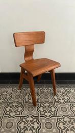 Vintage houten kleuterstoel, Ophalen, Gebruikt, Stoel(en)