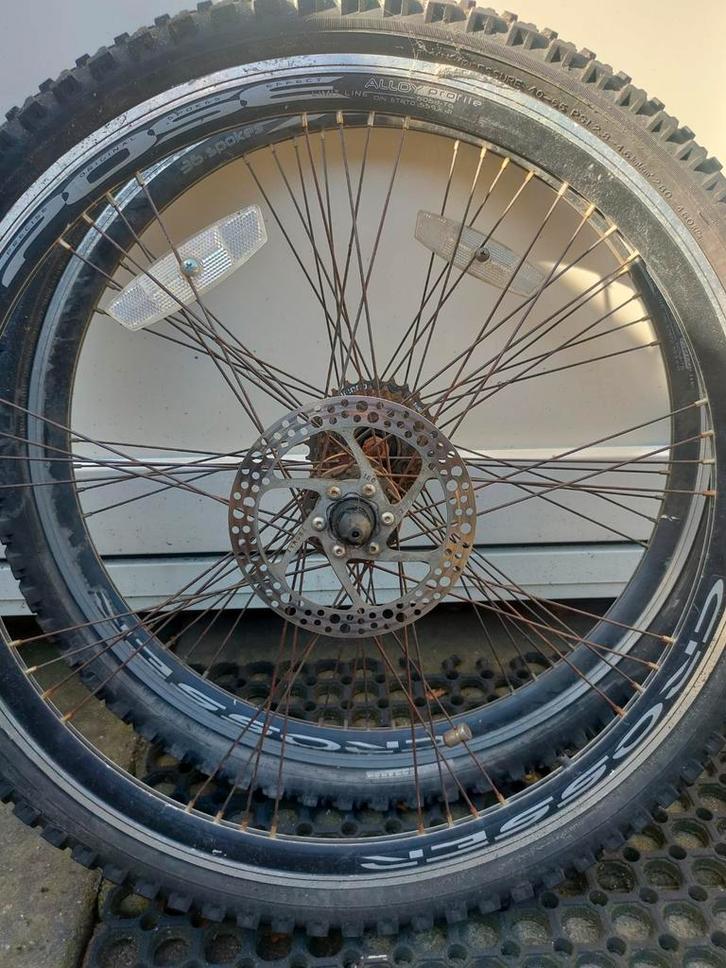 Mountainbike Wielset 26 inch, Fietsen en Brommers, Fietsonderdelen, Gebruikt, Mountainbike, Wiel, Ophalen of Verzenden