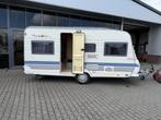 Hobby De Luxe 450 UB Bed/Zit + Rondzit + Tent + Luifel 4Pers, Caravans en Kamperen, Standaardzit, Hobby, Bedrijf, Overige typen