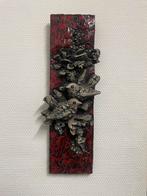 Jaren 60 wand kunstwerk met vogels - Ars Munda, Ophalen, Gebruikt