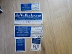 De Volkskrant stickers, Verzamelen, Ophalen of Verzenden, Zo goed als nieuw, Overige typen