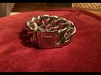 Buddha to buddha armband “Chris” zo goed als nieuw, Ophalen of Verzenden, Zo goed als nieuw, Zilver