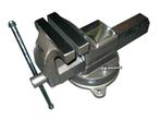 Bankschroef 150 mm industrieel draaivoet aambeeld Ironside, Ophalen, Nieuw, Bankschroef